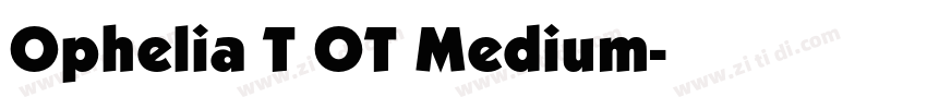 Ophelia T OT Medium字体转换